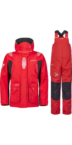 2026 Musto Mujer BR2 Chaqueta Y Pantalón Offshore 2.0 Traje De Vela 4054182085 - Red